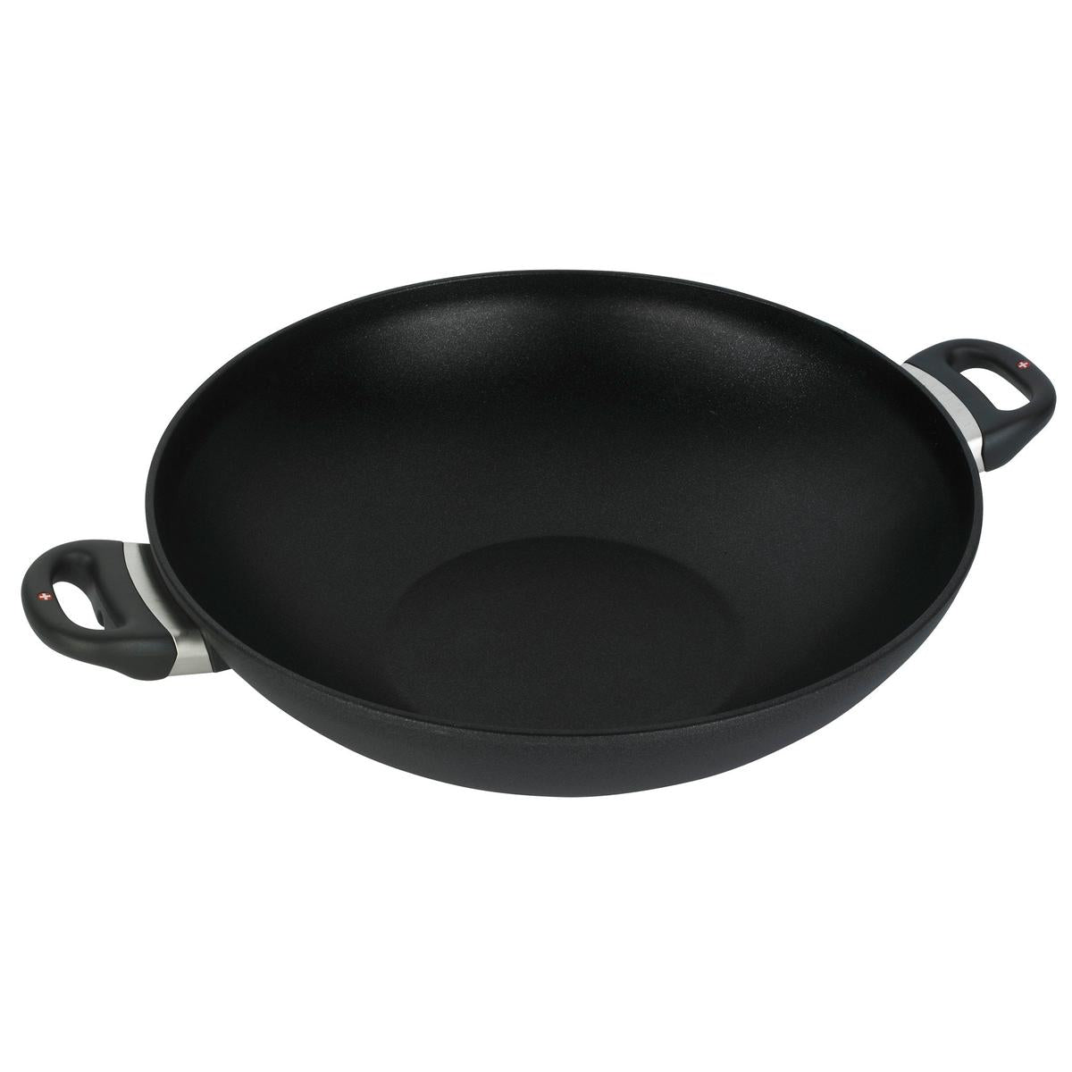 Swiss Diamond XD Induction Wok with Lid & Tempura Rack 36cm (6L)