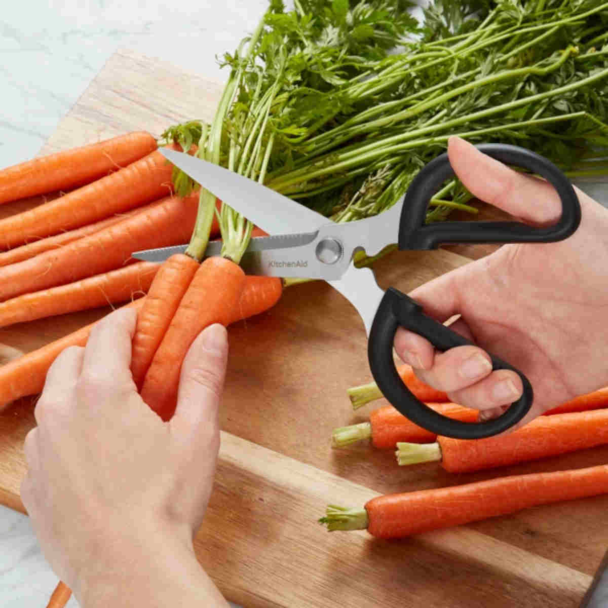 KitchenAid Multi-Purpose Scissors, Easy Grip Stainless Steel Kitchen Shears – Black | Minimax