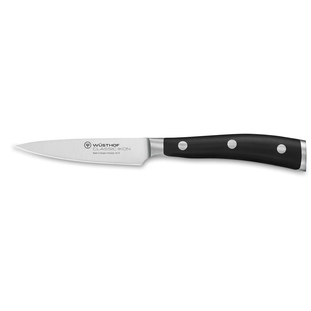 Wusthof Classic Ikon Black Paring Knife 9cm
