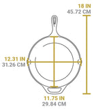 Lodge Cast Iron Skillet 30.5cm | Minimax