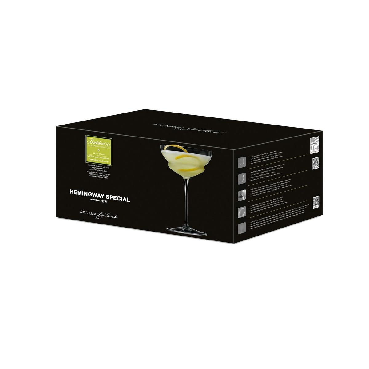 Luigi Bormioli Backdoor 20's Hemingway 250ml (Set Of 6)