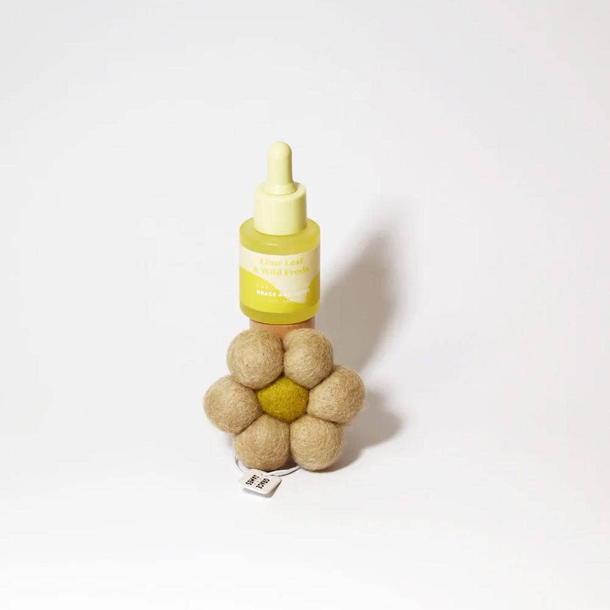 Grace and James Bloom Lime Leaf & Fresia Felt Air Freshener 20ml