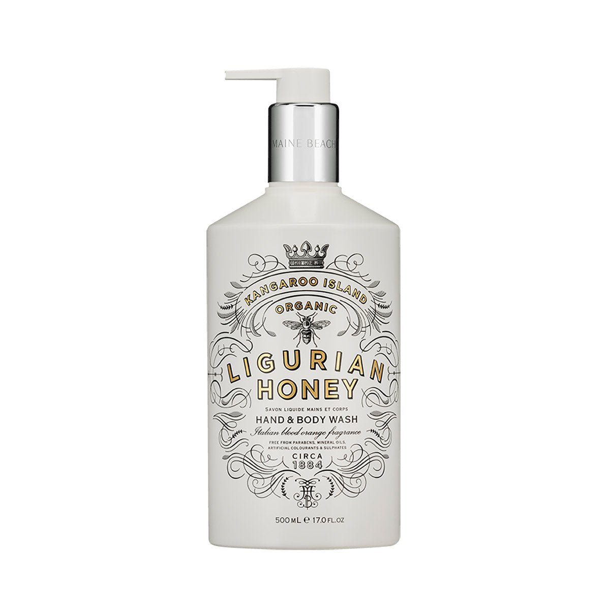 Maine Beach Kangaroo Island Ligurian Honey Hand And Body Wash 500ml | Minimax