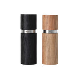 Ad Hoc Textura Salt & Pepper Mill Black/Natural 15cm | Minimax