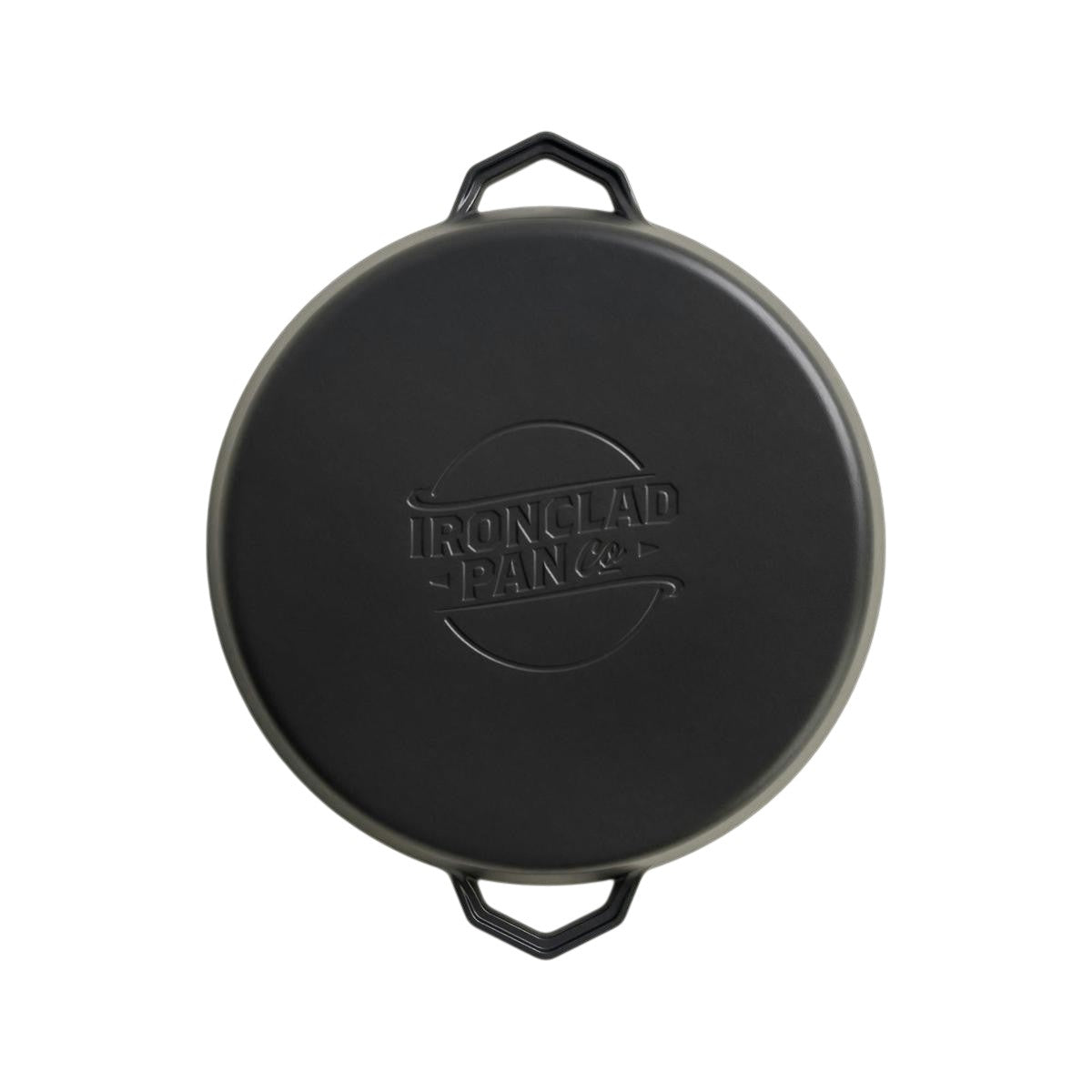 Ironclad Co Grande Legacy Pan Satin Enamel Antique Black  36cm