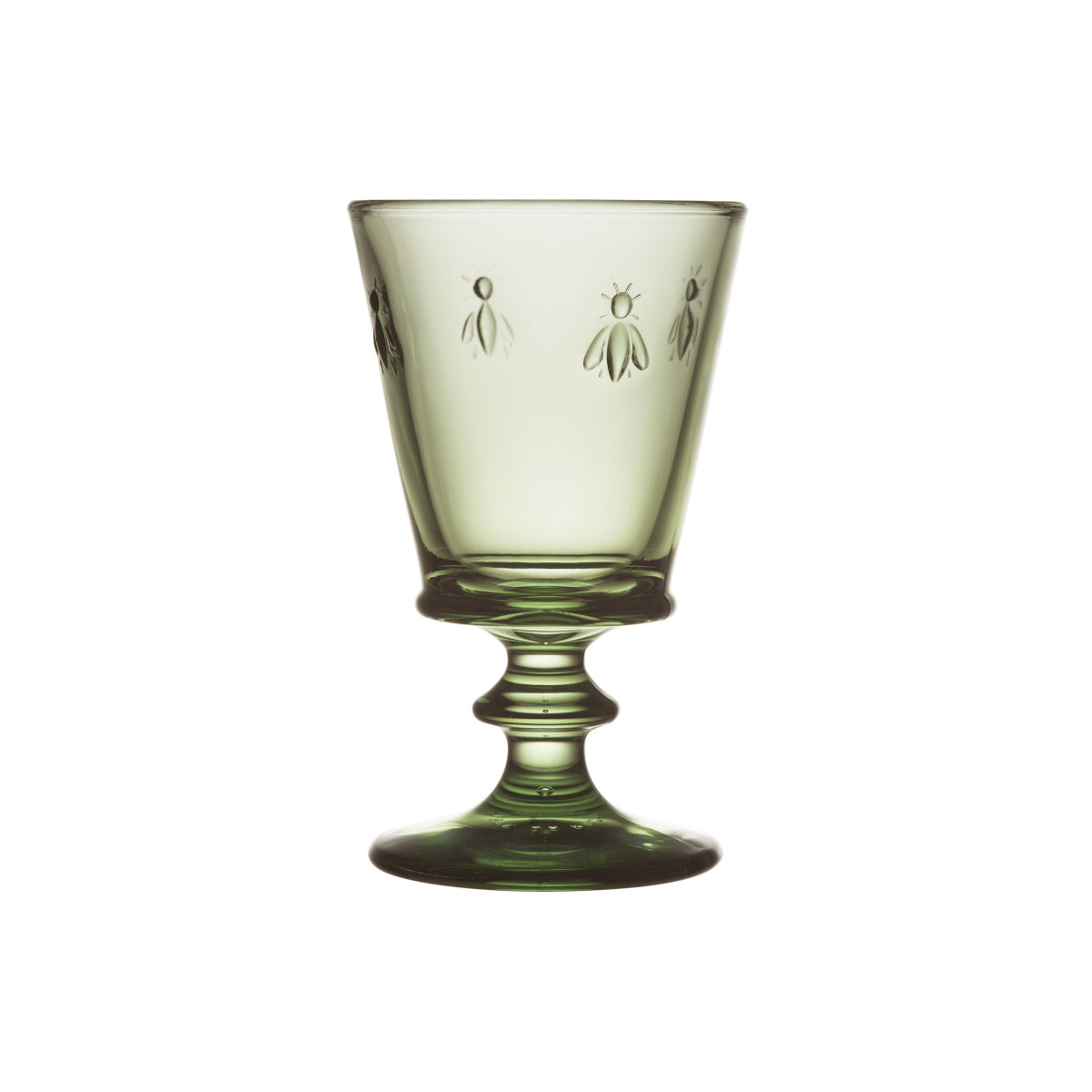 Mosaique Provence Bee Wine Glass Olive Green | MInimax