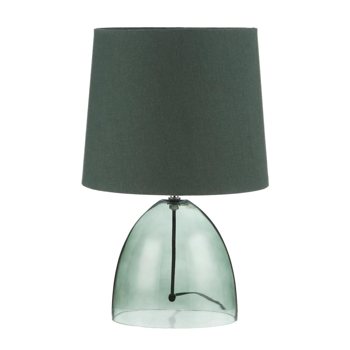 Amalfi Telmo Glass Table Lamp Green 29x29x45cm