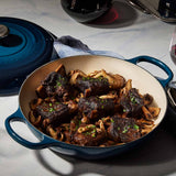 Le Creuset Signature Round Shallow Casserole Nuit 30cm (3.5L) | Minimax