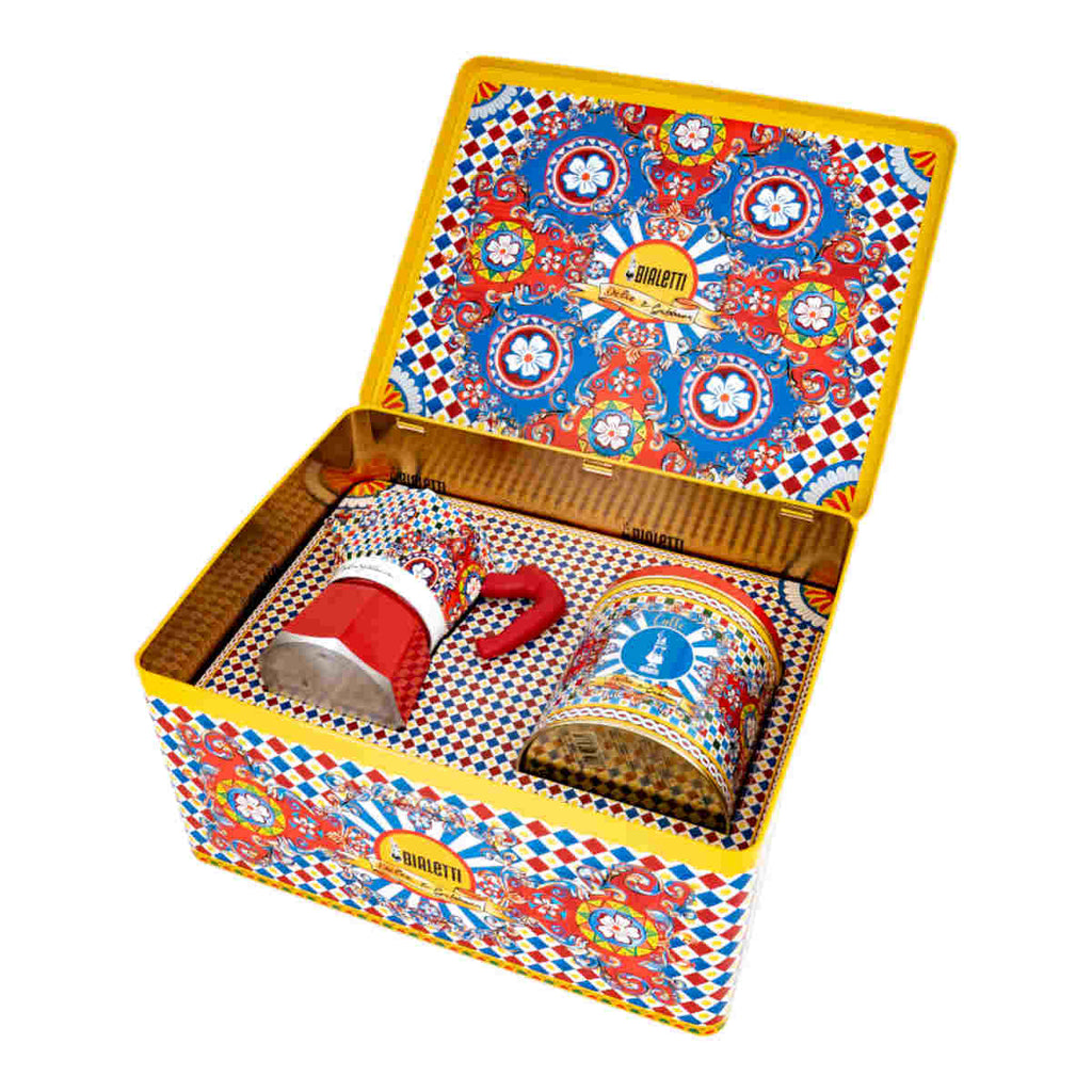 Bialetti Dolce & Gabbana Moka Pot 3 Cup & Coffee Gift Set Minimax