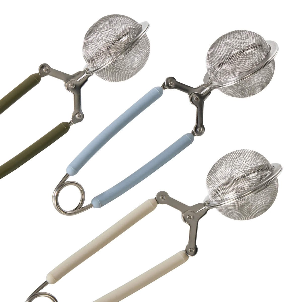 Leaf & Bean Mesh Tea Infuser With Silicone Grip Assorted (Price per item) | Minimax