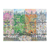 Galison Storrings Dog Park in Four Seasons Puzzle - 1000pcs Multi-Coloured | Minimax