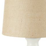 Amalfi Sevyn Ceramic Table Lamp White 40x40x65cm