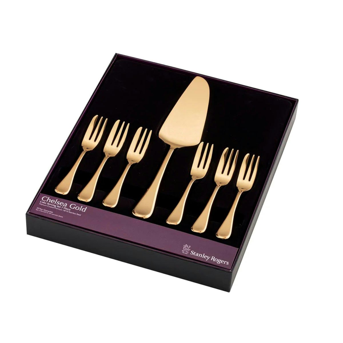 Stanley Rogers Chelsea Gold 7 Piece Cake Server