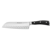 Wusthof Classic Ikon Black Santoku Knife 17cm