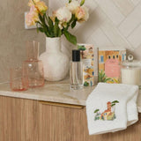 Pilbeam Living Blooming Bee Carafe Set Pink 770ml with etched floral design and matching glass