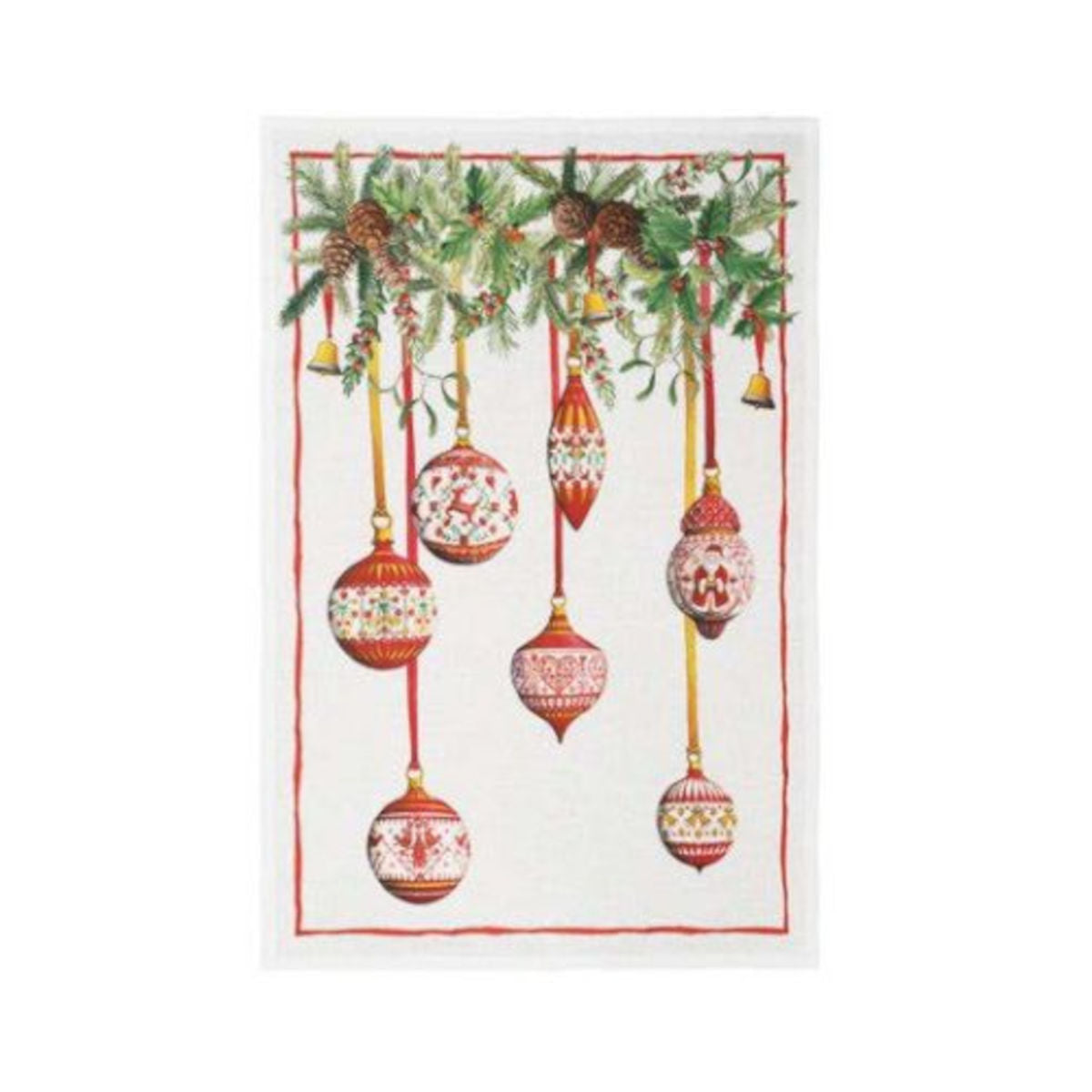 Tessitura Toscana Telerie Pinoel Rosso Kitchen Towel | Minimax