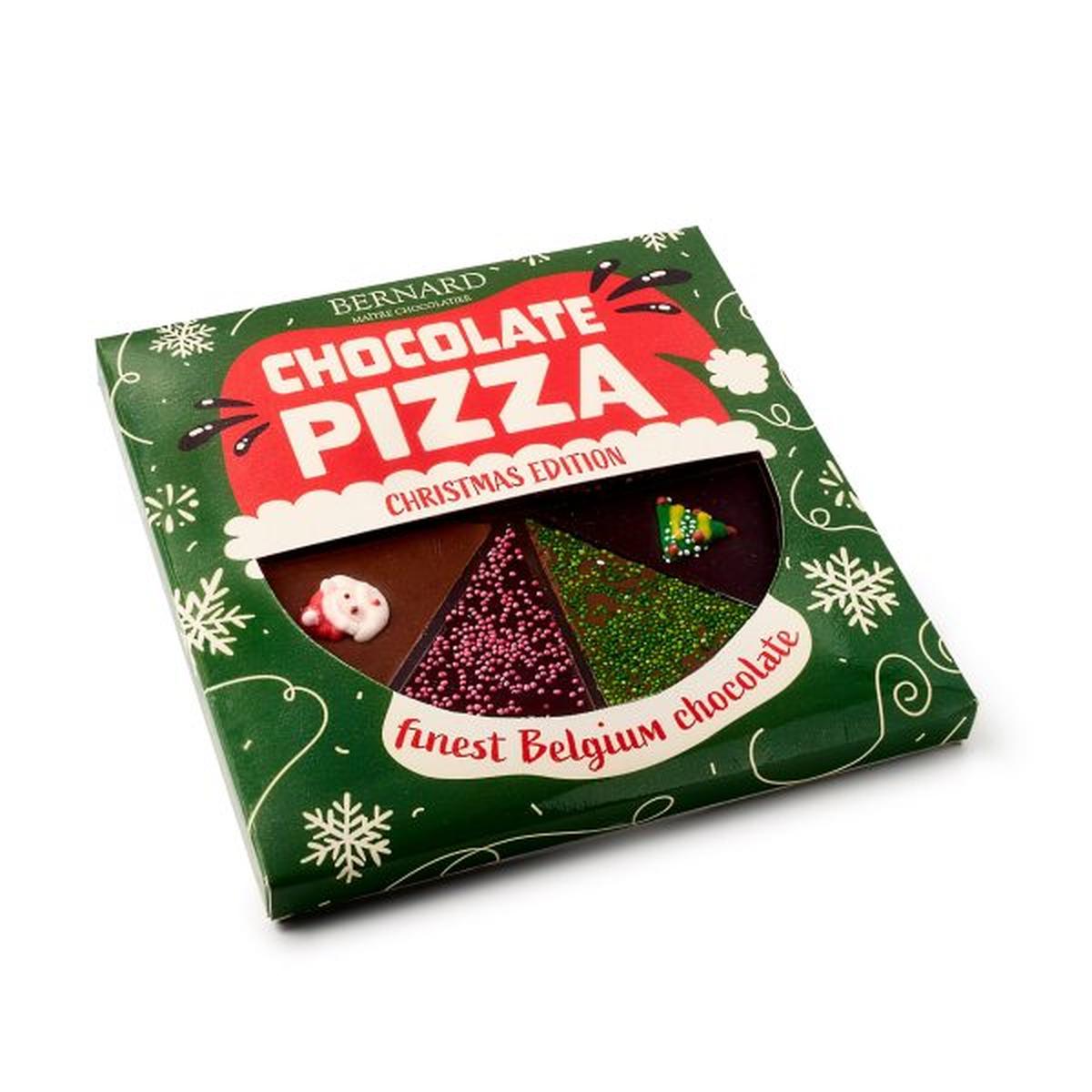 Bernard Chocolatier Chocolate Pizza 105g – Christmas Edition | Minimax