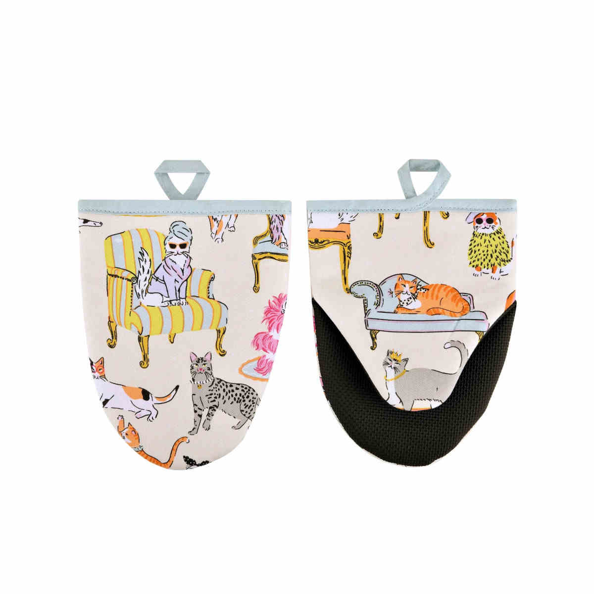 Ulster Weavers Cool Cats Microwave Mitts Multi-Coloured | Minimax