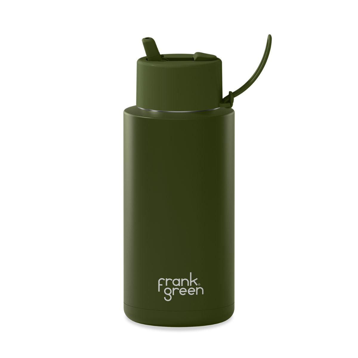 Frank Green Reusable Bottle with Flip Lid Khaki 1L | Minimax