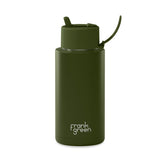 Frank Green Reusable Bottle with Flip Lid Khaki 1L | Minimax