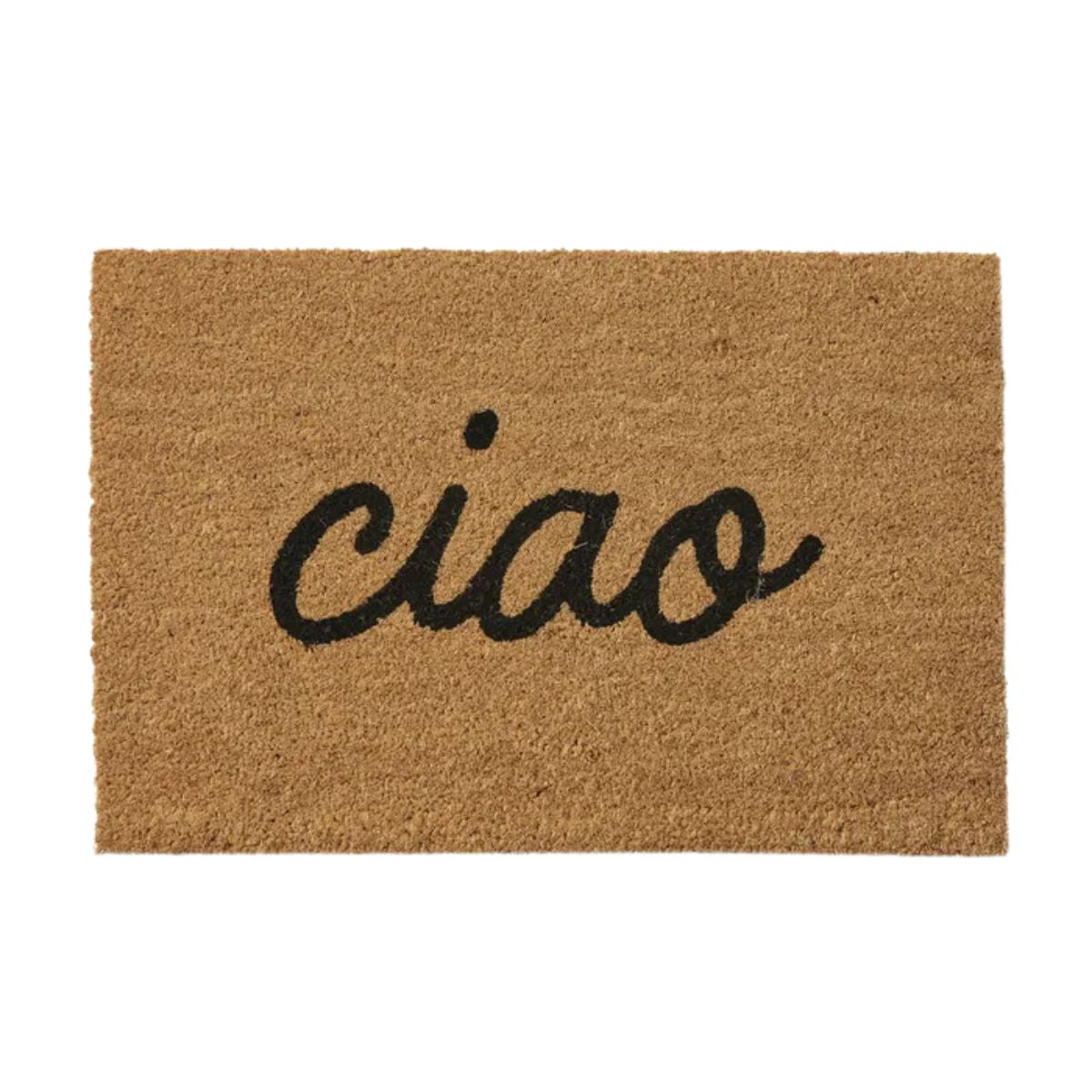 Life Botanic Ciao PVC Back Coir Doormat Natural/Black 40x60cm | Minimax