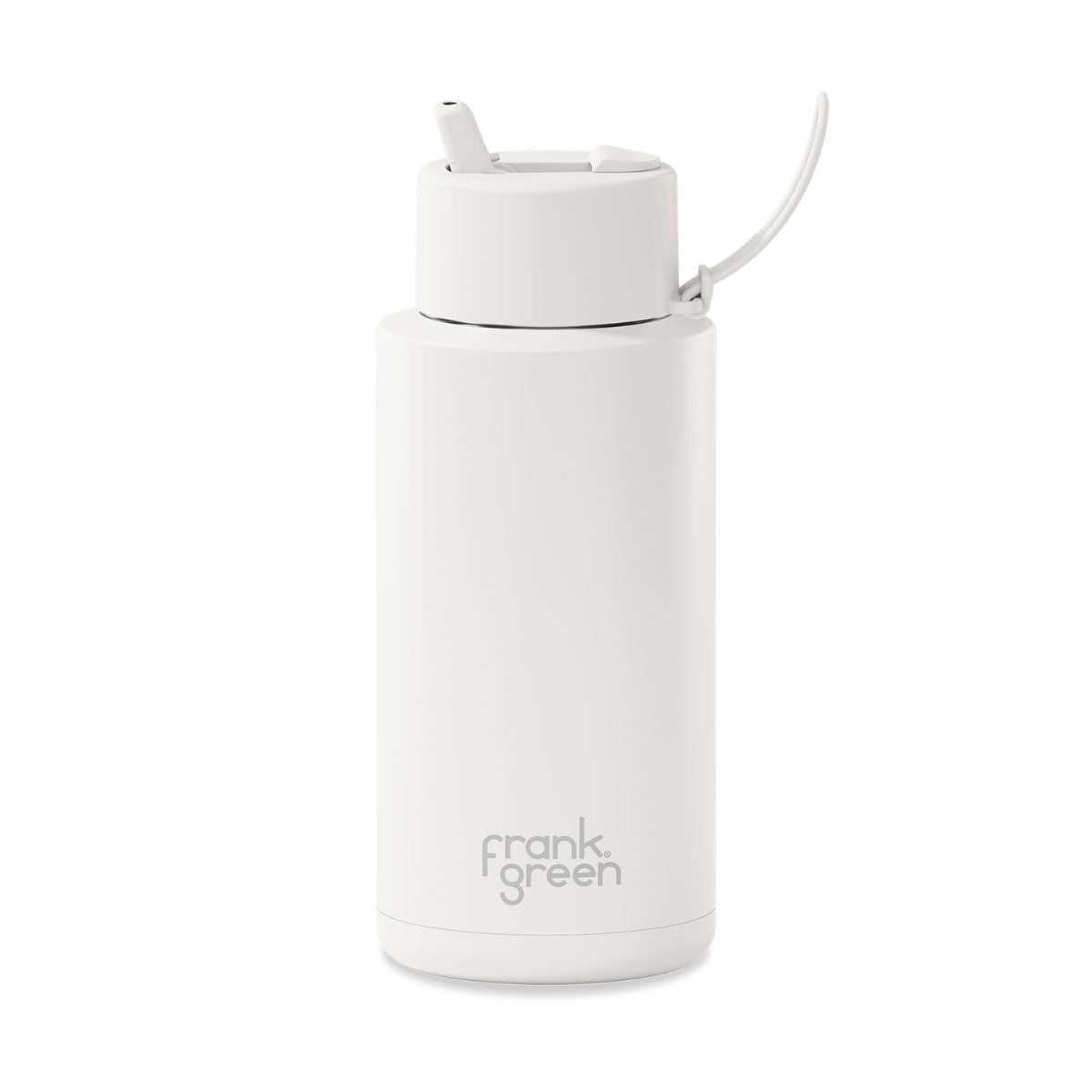 Frank Green Ceramic Reusable Bottle with Flip Lid Cloud 1L | Minimax