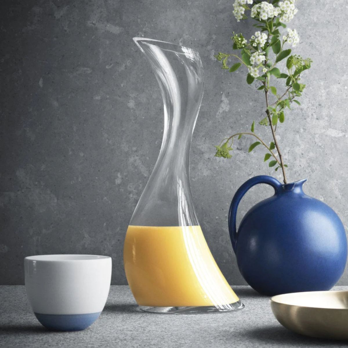 Georg Jensen Cobra Glass Carafe 0.75L | Minimax - grey background
