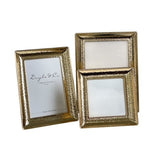 Flair Gifts Wide Border Hammer Frame Gold 4×6" | Minimax