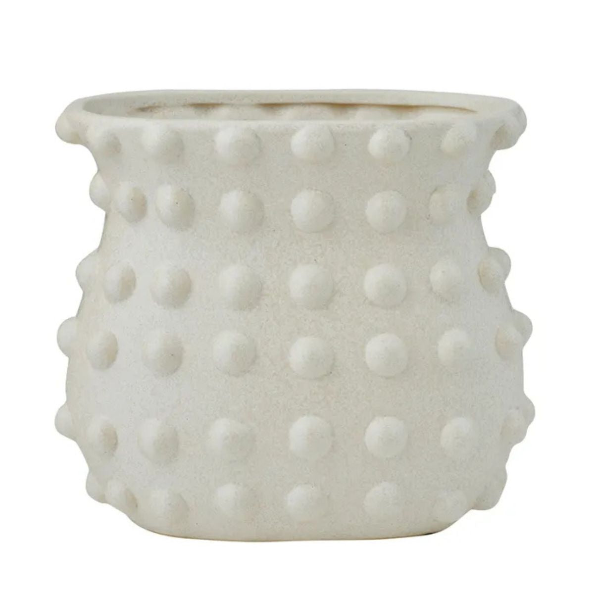Agathe Ceramic Bobble Planter Ivory 24x15x21cm | Minimax