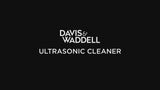 Davis & Waddell Electric Ultrasonic Cleaner 400ml White 20.2x9.6x6.6cm