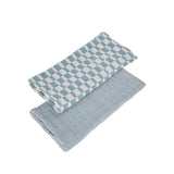 Davis & Waddell Heritage Check Cotton Tea Towel 2pcs Set | Minimax