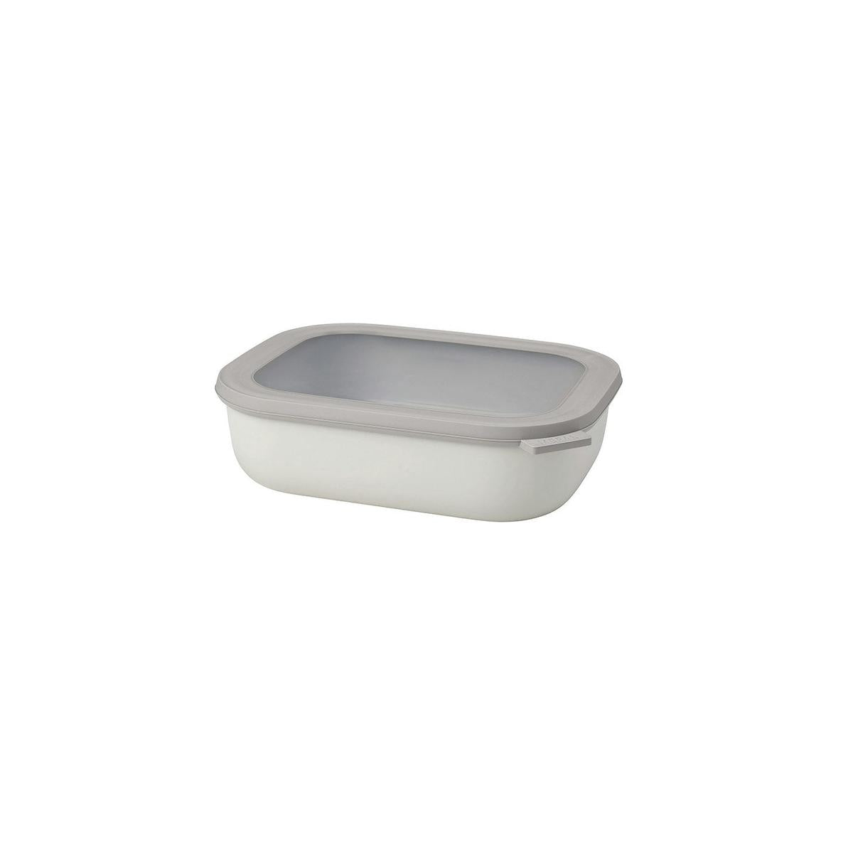 Mepal Multi Bowl Cirqula Rectangular 2000ml - Nordic White