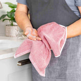 KitchenAid Tea Towel Empire Red and Charcoal Grey Set of 2 | Minimax
