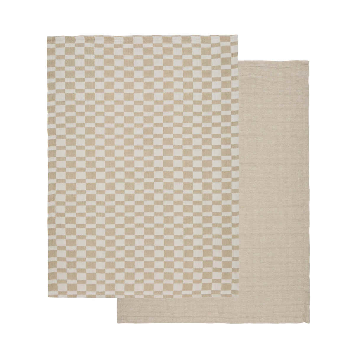 Davis & Waddell Heritage Check Cotton Tea Towel 2pcs Set | Minimax