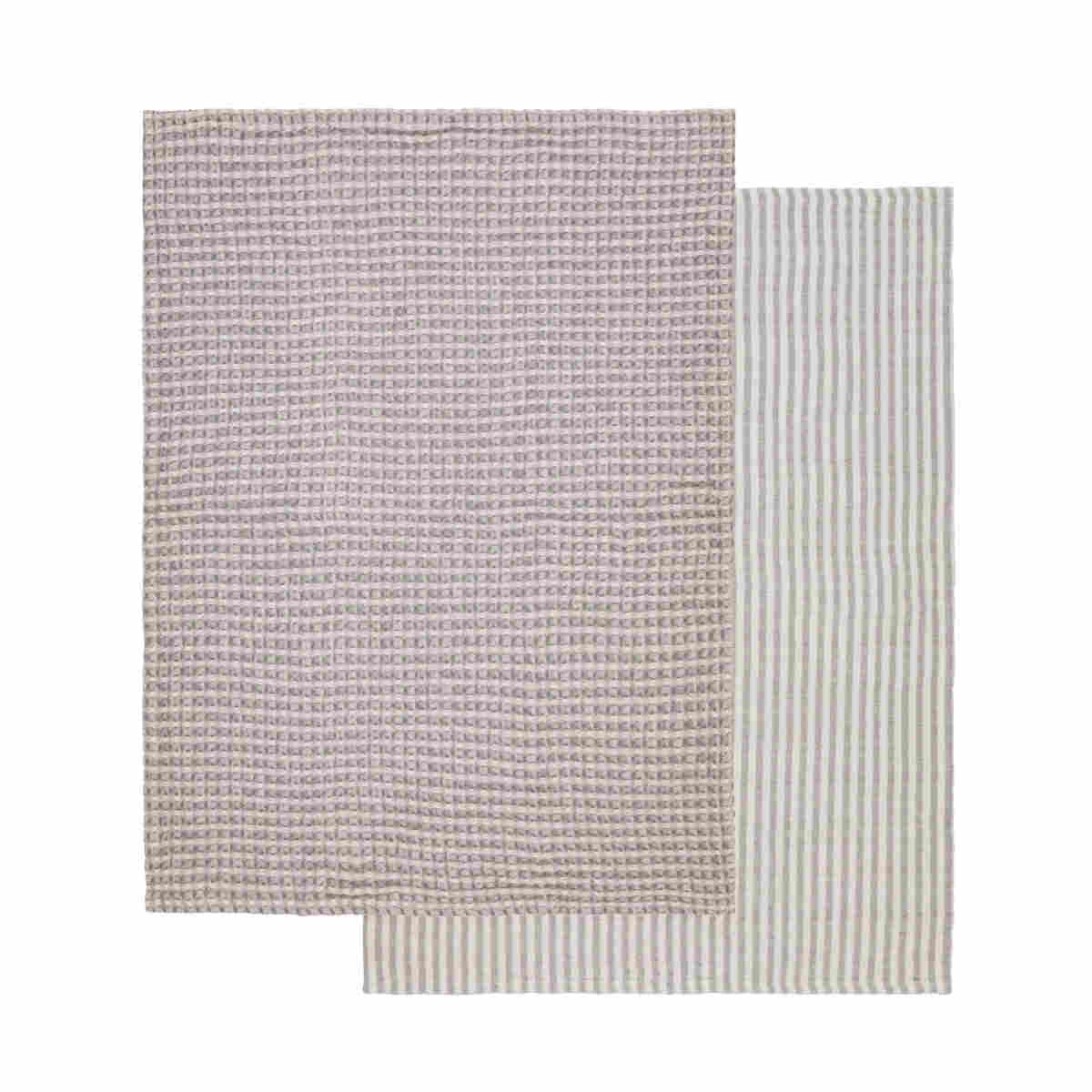 Davis & Waddell Heritage Stripe Cotton Tea Towel 2pcs Set | Minimax