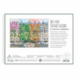 Galison Storrings Dog Park in Four Seasons Puzzle - 1000pcs Multi-Coloured | Minimax