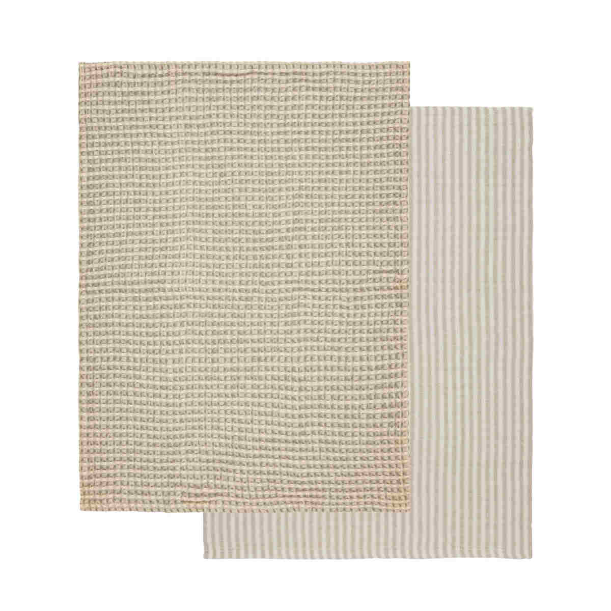 Davis & Waddell Heritage Stripe Cotton Tea Towel 2pcs Set | Minimax