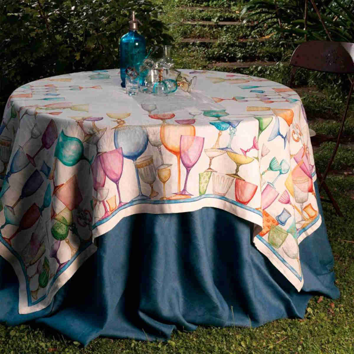 Tessitura Toscana Telerie Table Cloth Crystal 170 x 270cm | Minimax