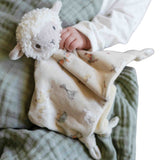 The Little Linen Co Baby Comforter / Security Blanket Farmyard Lamb | Minimax