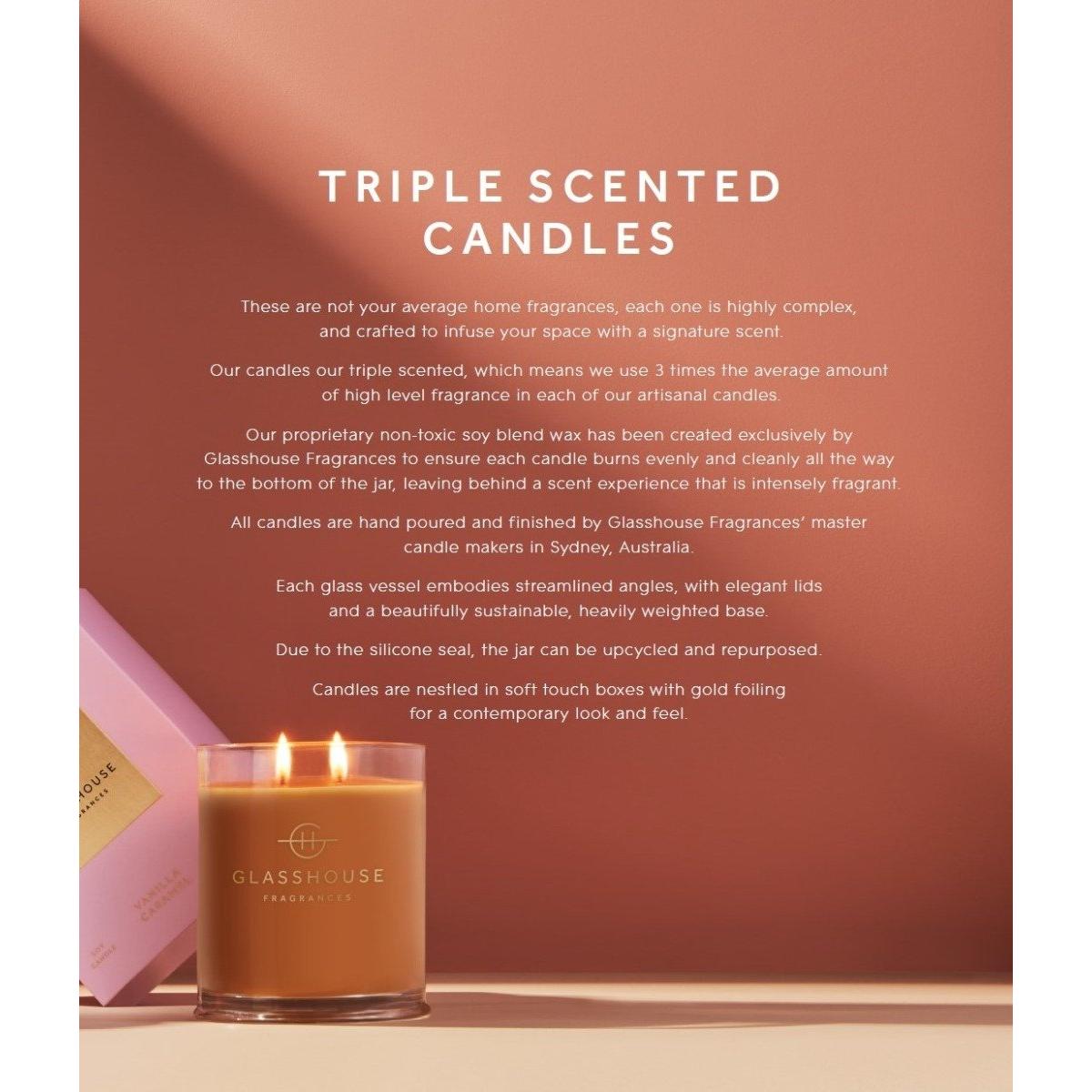 Glasshouse Fragrances Music City Magic Candle 380g | Minimax
