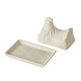 Davis & Waddell Homestead Hen Butter Dish White 
| Minimax