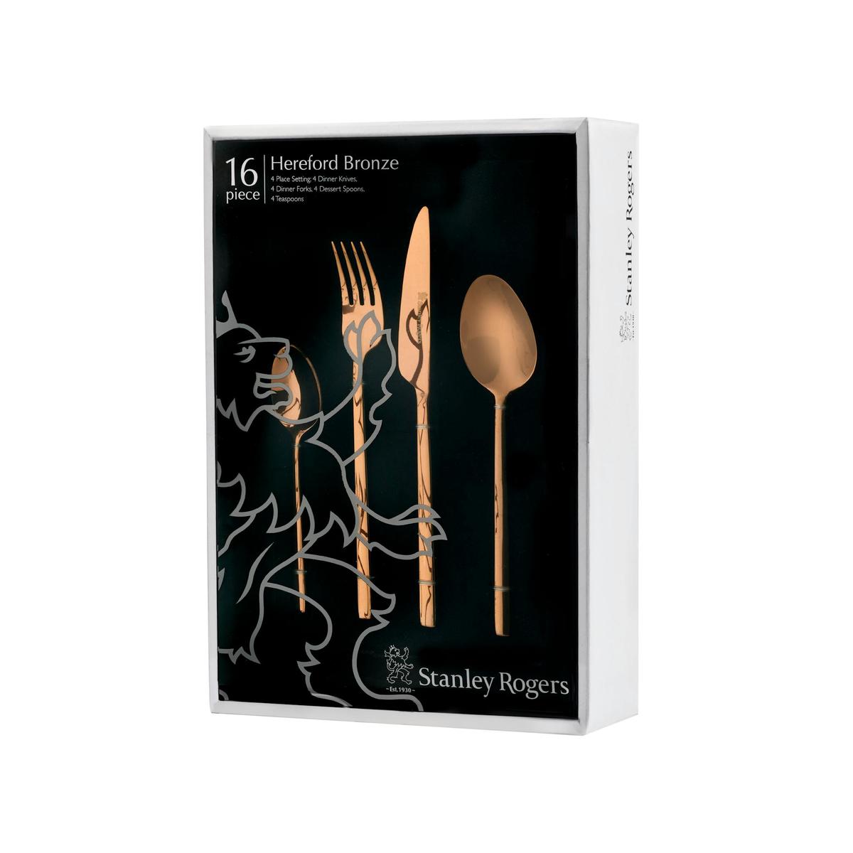 Stanley Rogers Hereford Bronze 16 Pieces Cutlery Set