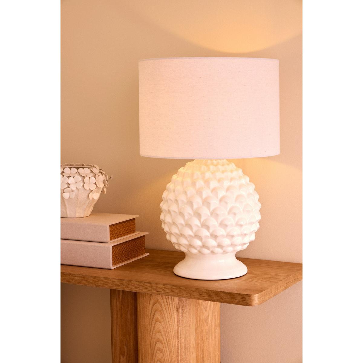 Society Home Macy Table Lamp White & Natural 38x38x58.5cm