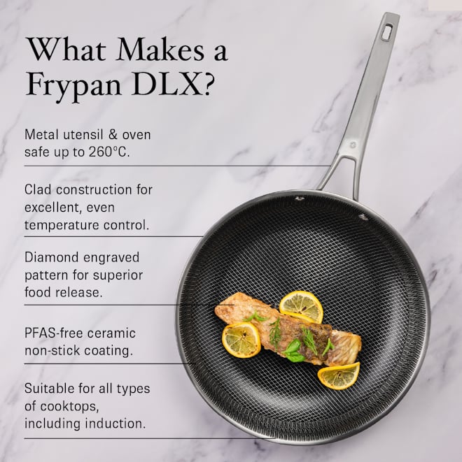 Swiss Diamond DLX Nonstick Clad Frypan Set 3 Piece | Minimax