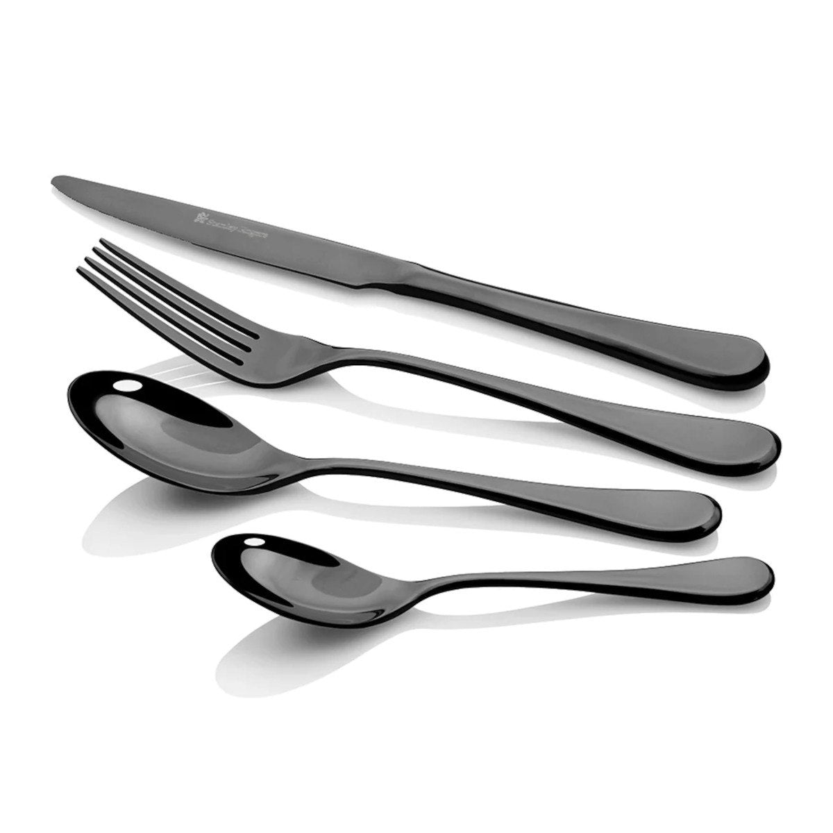 Stanley Rogers Chelsea Onyx 24 Piece Cutlery Set