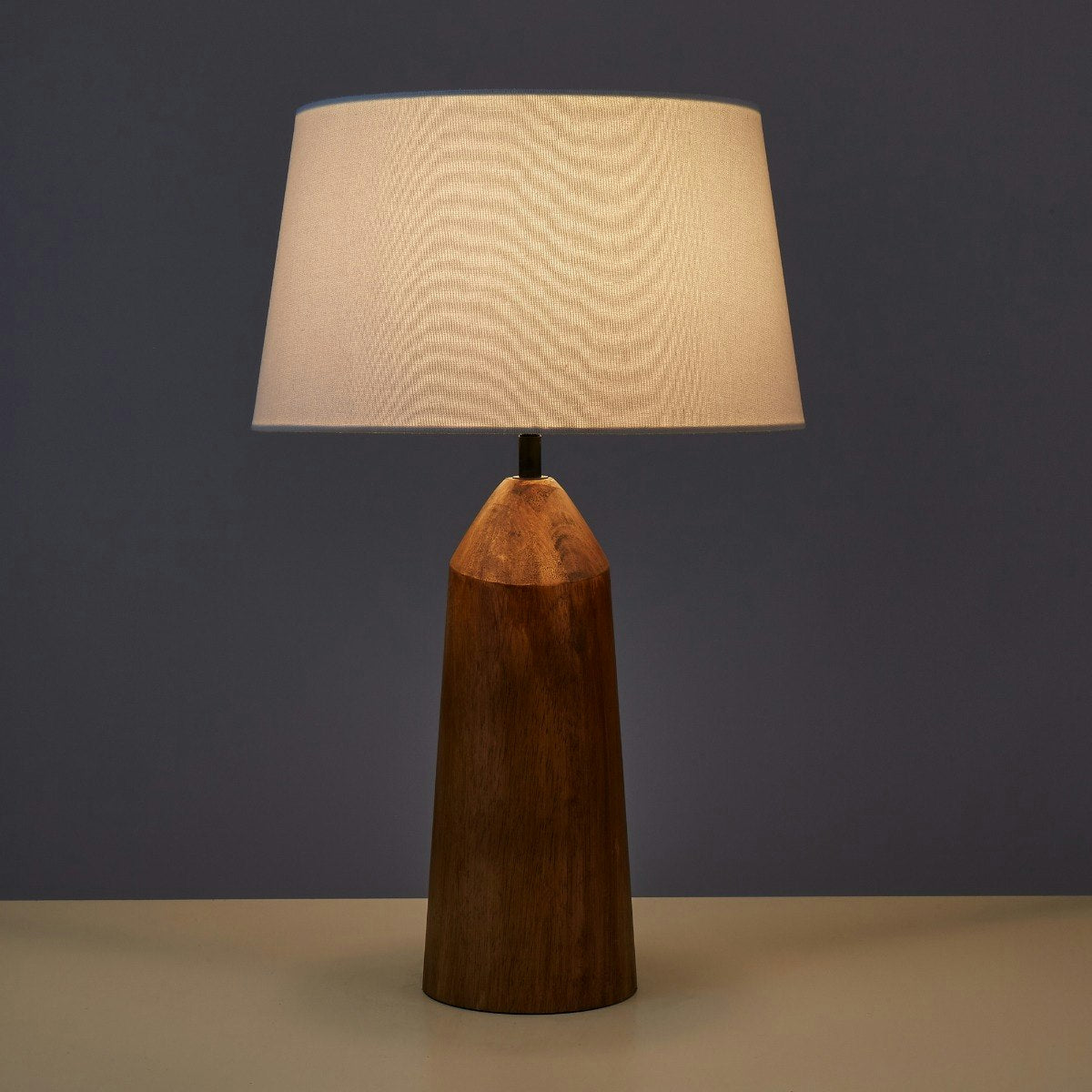 Amalfi Wyoming Table Lamp Natural & Grey 38x38x61cm