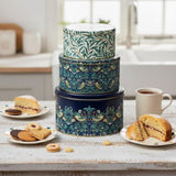 William Morris Strawberry Thief Round Tin Large | Minimax