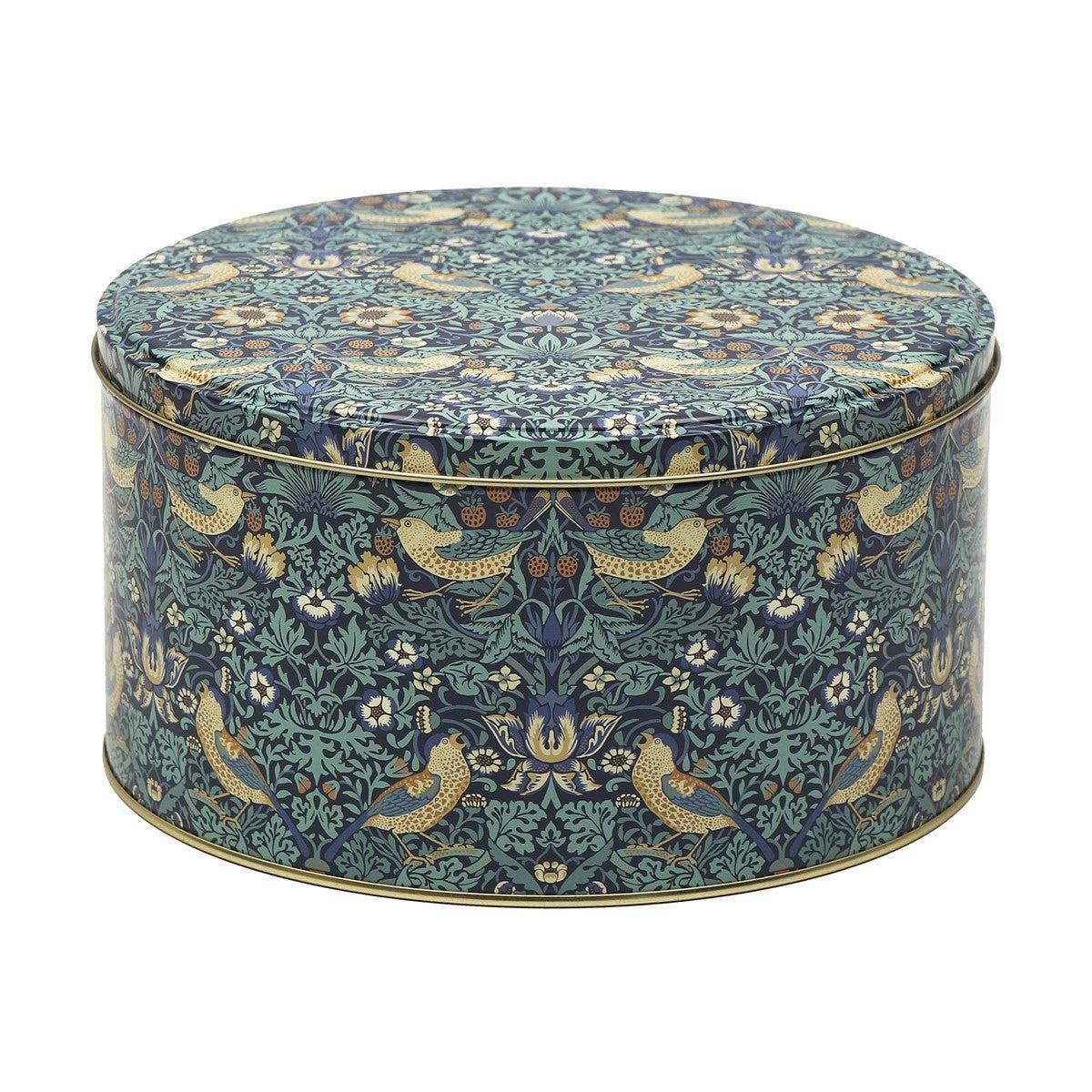 William Morris Strawberry Thief Round Tin Medium | Minimax