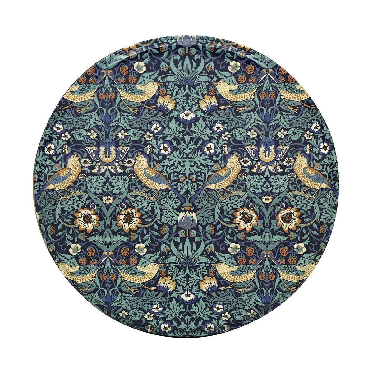 William Morris Strawberry Thief Round Tin Medium | Minimax