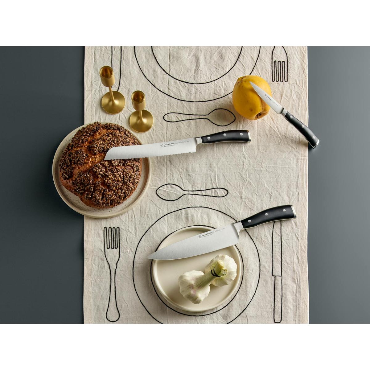 Wusthof Classic Ikon Black Bread Knife 20cm